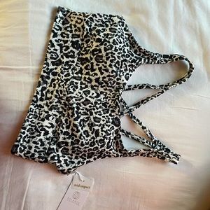 Leopard Print Sports Bra